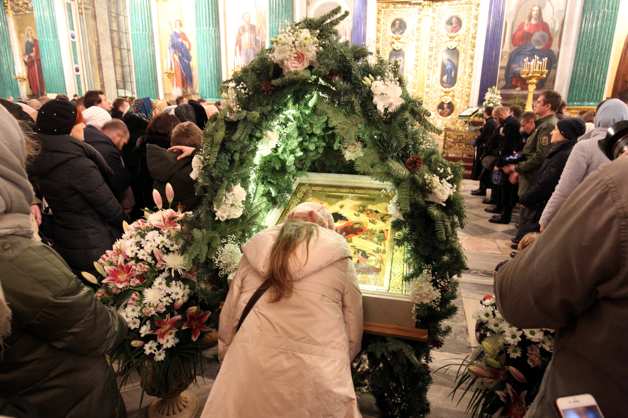 рождество Исаакиевский собор рождественская служба