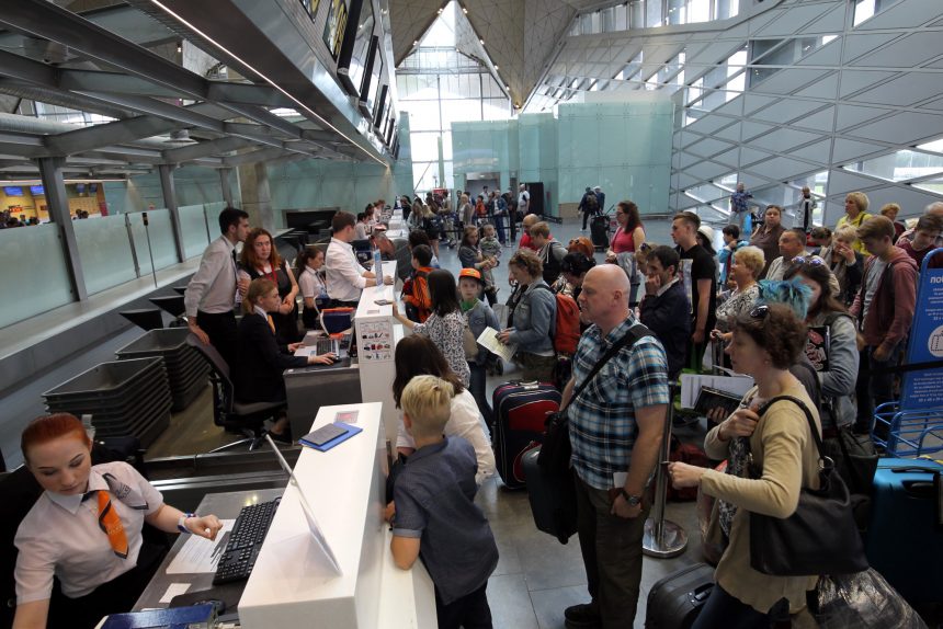 аэропорт Пулково стойки регистрации