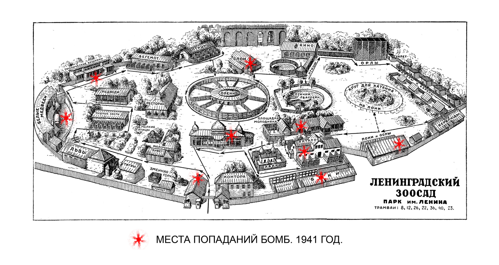 Схема ленинградского зоопарка в санкт петербурге