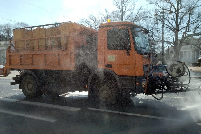 Хлоркой по вирусу: в Петербурге начали мыть улицы ...