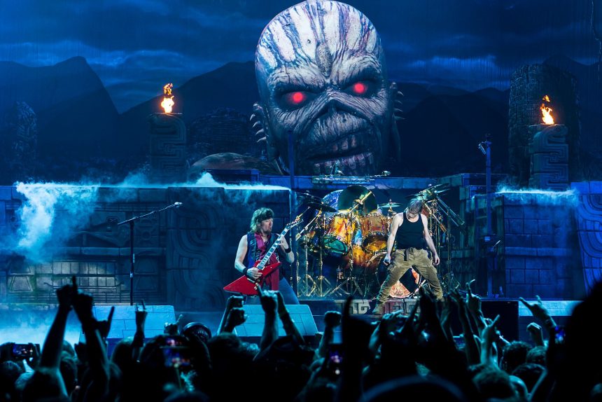 Iron Maiden, концерт, музыка, heavy metal