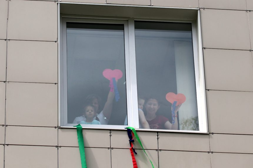 онкоцентр, дети, выступление Упсала-цирка