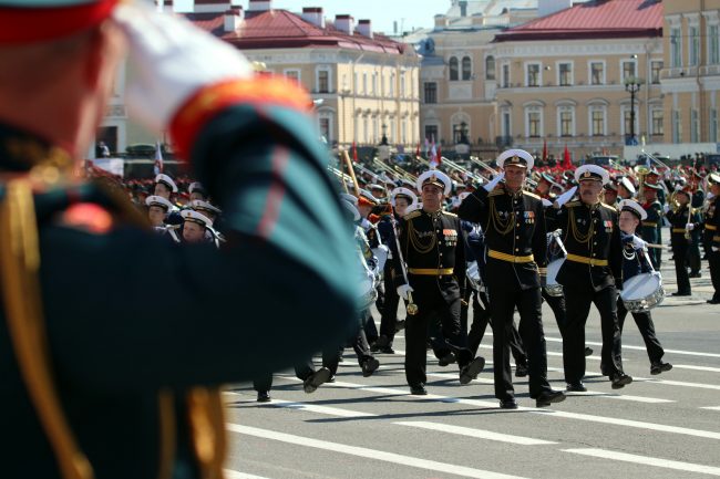 парад победы, военнослужащие, армия, солдаты, военный оркестр