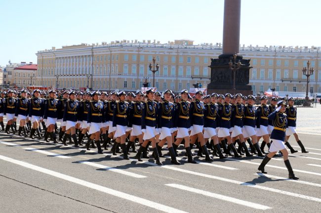 парад победы, женщины-военнослужащие