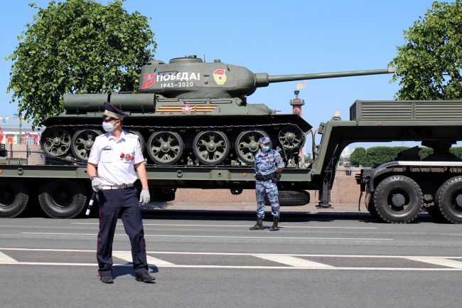 парад победы, танк т-34