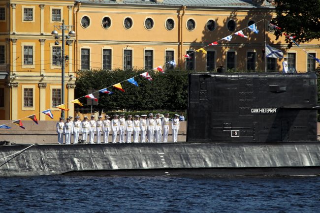 военно-морской парад, день ВМФ, корабли, репетиция, моряки, подводная лодка Санкт-Петербург