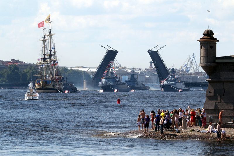 военно-морской парад, день ВМФ, корабли, репетиция