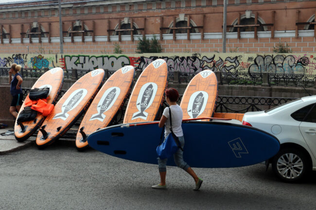 SUP-серфинг, Фонтанка SUP, водные виды спорта, костюмы
