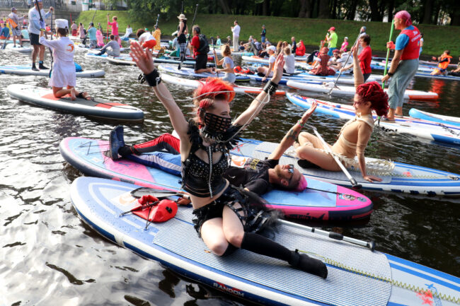 SUP-серфинг, Фонтанка SUP, водные виды спорта, костюмы