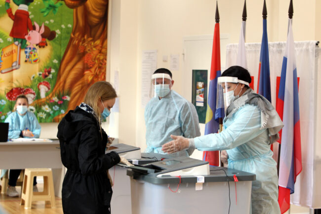 выборы губернатора Ленинградской области, избирательный участок