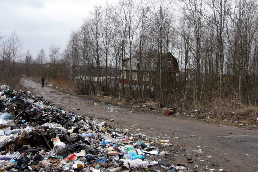 мусор, отходы, несанкционированные свалки, Ленинградская область