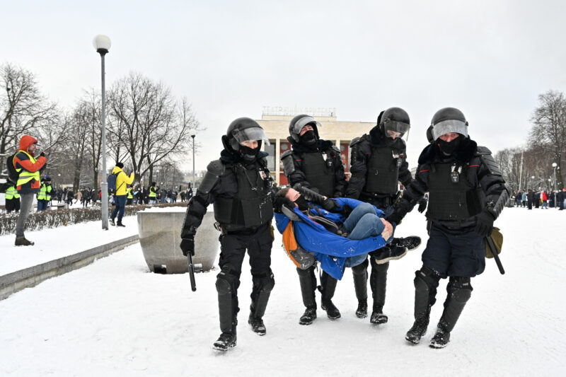 протестная акция 31 января, задержание, полиция, ОМОН