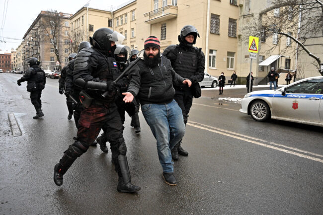 протестная акция 31 января, задержание, полиция, ОМОН