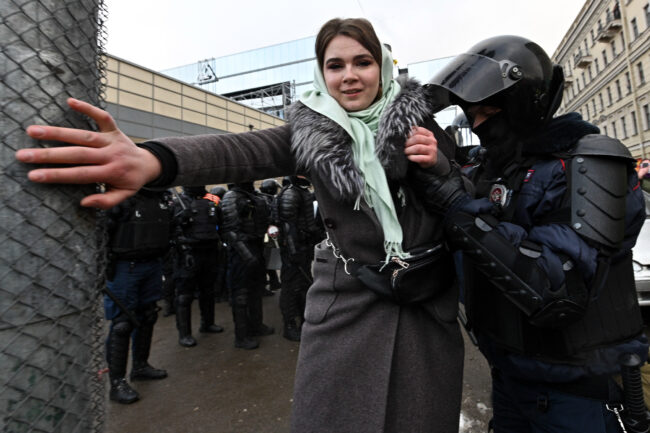 протестная акция 31 января, задержание, полиция, ОМОН