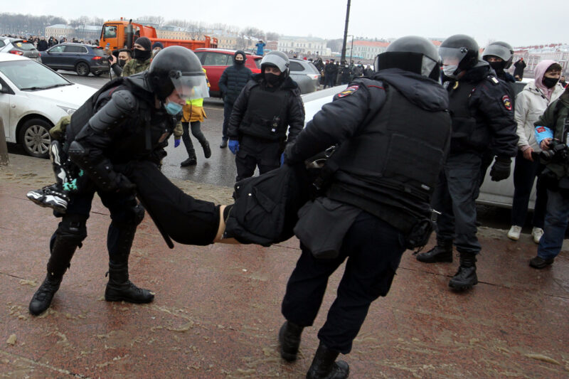 протест, акции в поддержку Навального, митинг, ОМОН, задержания