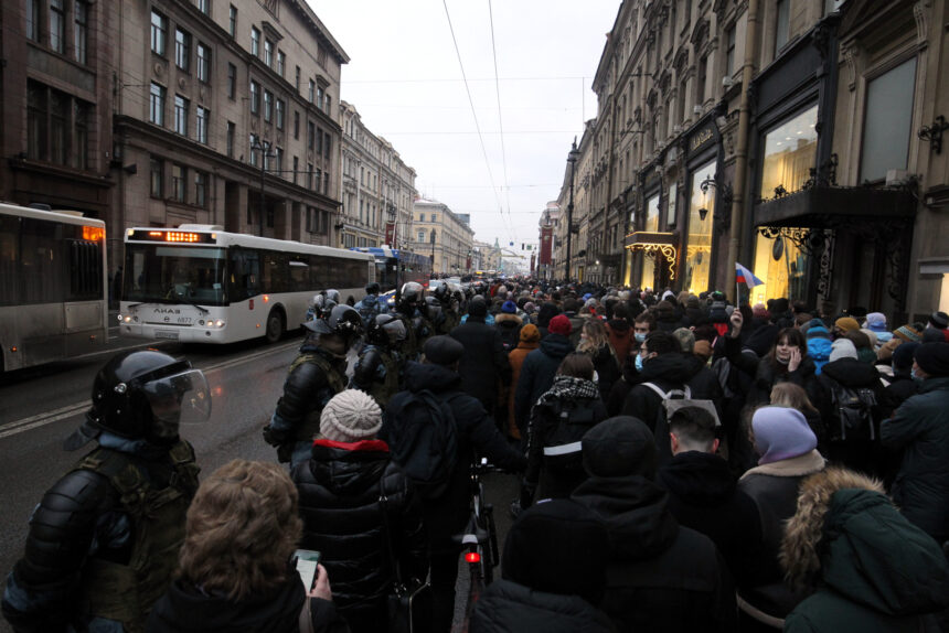 протест, акции в поддержку Навального, митинг