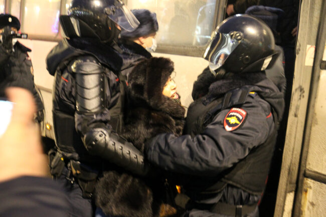 протест, акции в поддержку Навального, митинг, задержания, полиция