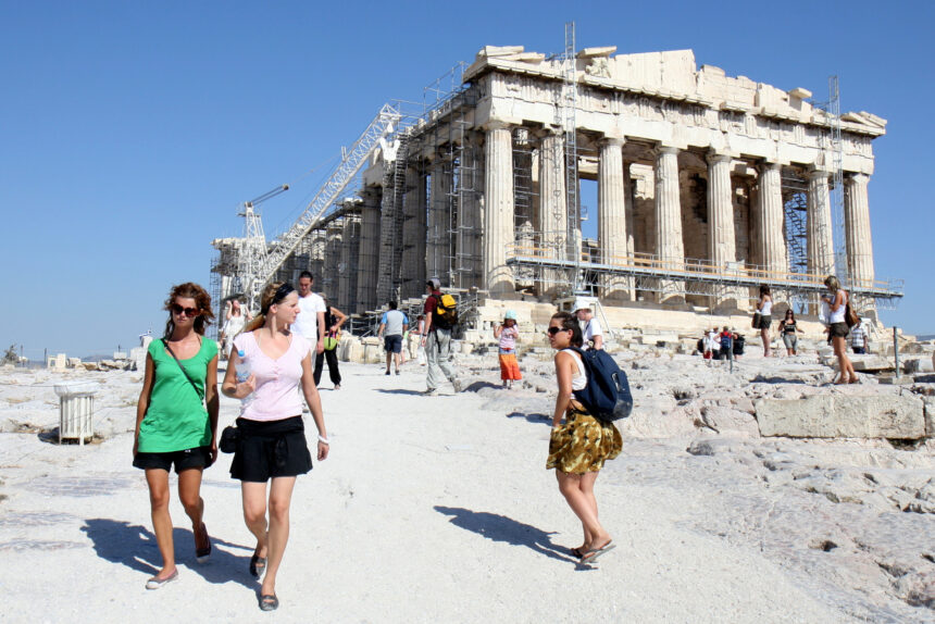 Греция, Афины, Акрополь, туризм, туристы