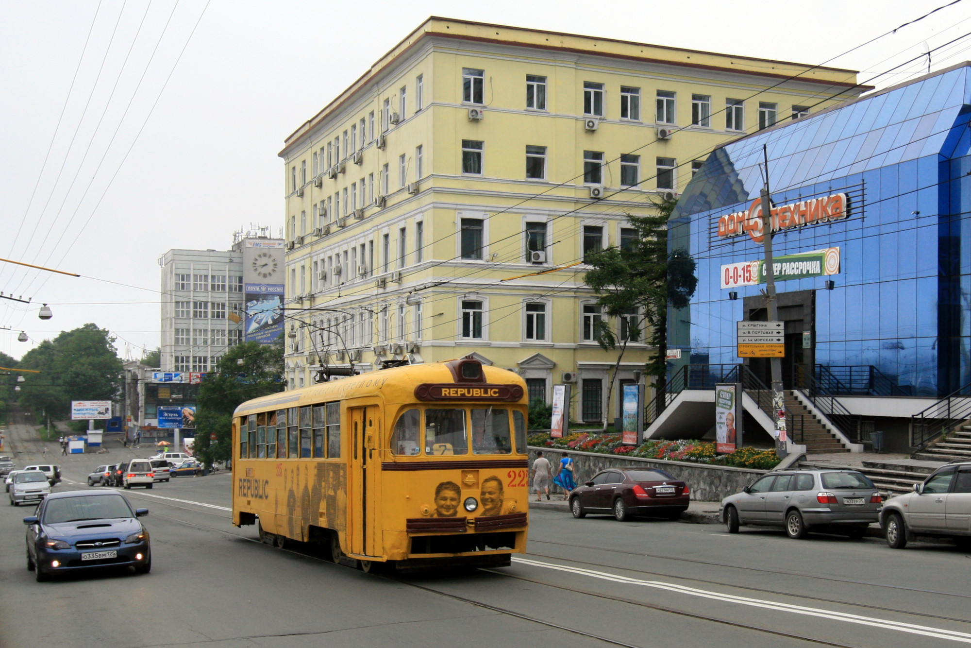 трамвай, Владивосток, Алеутская улица