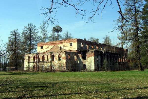 Китайский театр, Екатерининский парк, Царское село, развалины