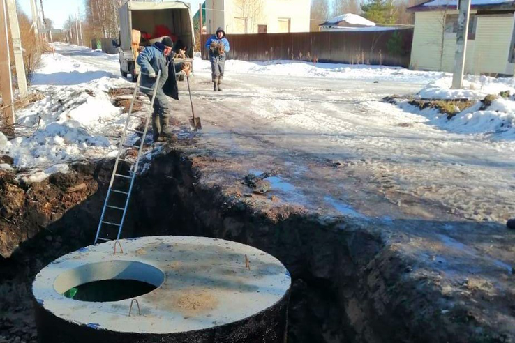 водопровод, посёлок Рахья