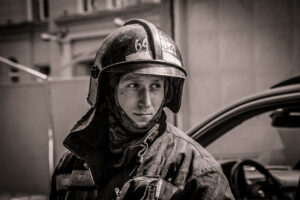Илья Белецкий, пожарный, пожар в Невской мануфактуре