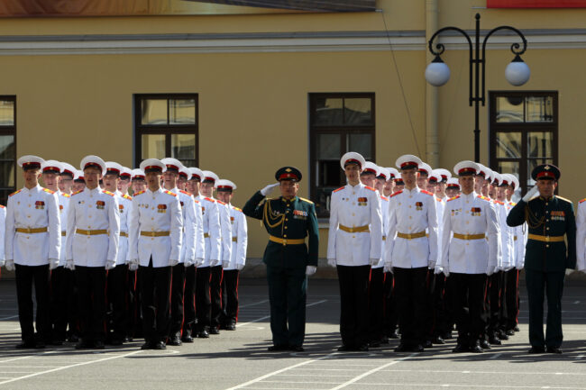 выпуск в суворовском военном училище, курсанты