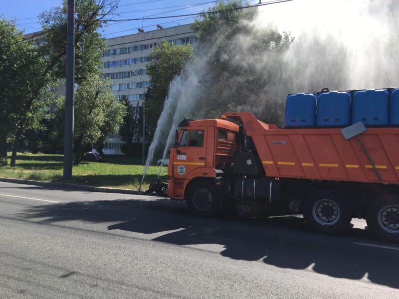 полив газонов