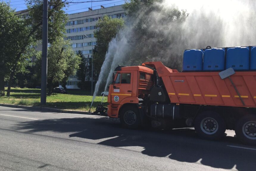 полив газонов