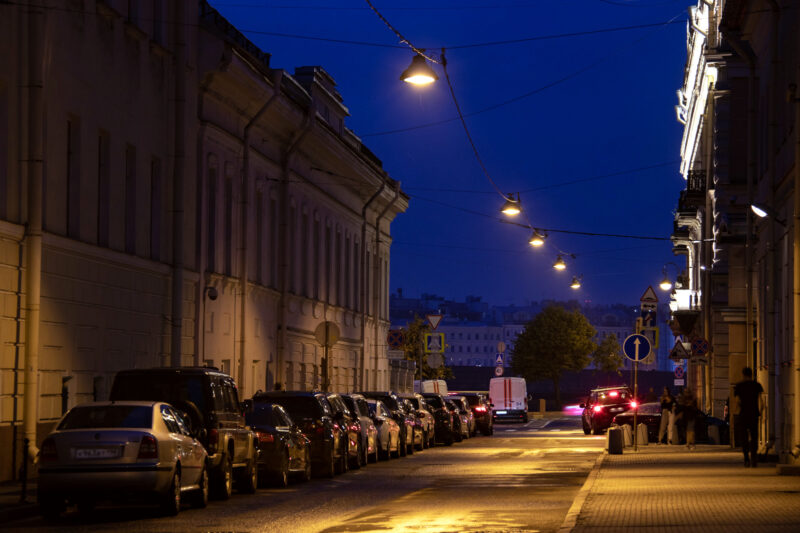 волховский переулок, освещение, фонари