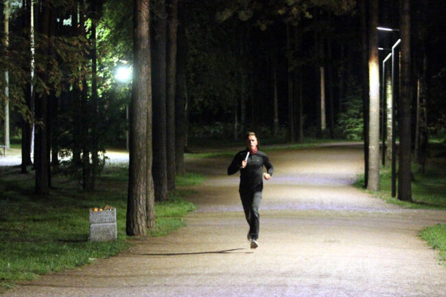 суточный забег в парке Сосновка, эстафета, бег, лёгкая атлетика