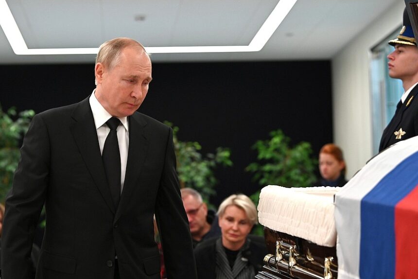 прощание с Евгением Зиничевым, Владимир Путин