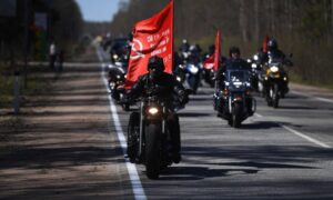мотопарад, мотоциклисты, мотофестиваль Baltic Rally, байкеры, мотоциклисты