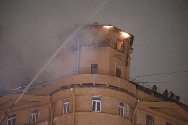 пожар в доме Чубакова