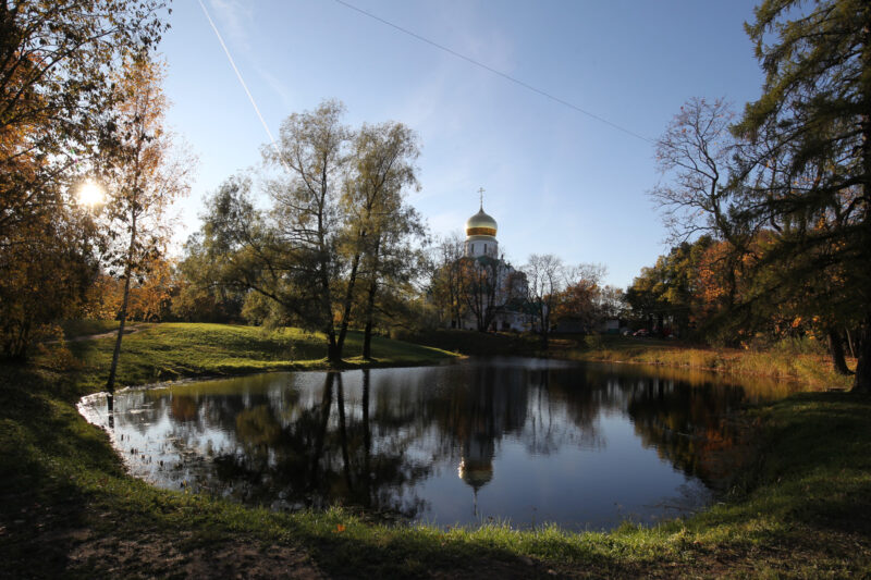Пушкин, Фермский парк, пруд