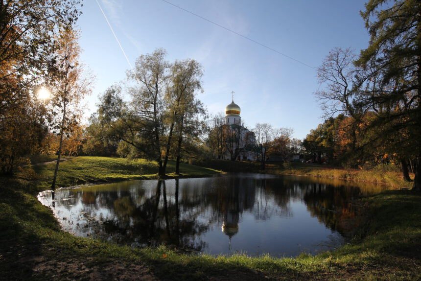 Пушкин, Фермский парк, пруд