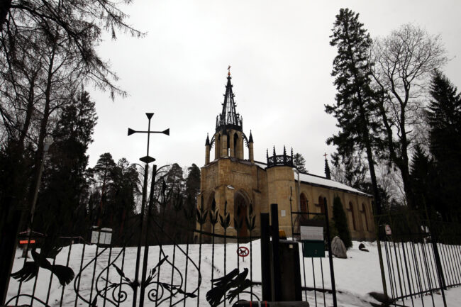 зима, прогулки, Шуваловский парк, церковь Петра и Павла