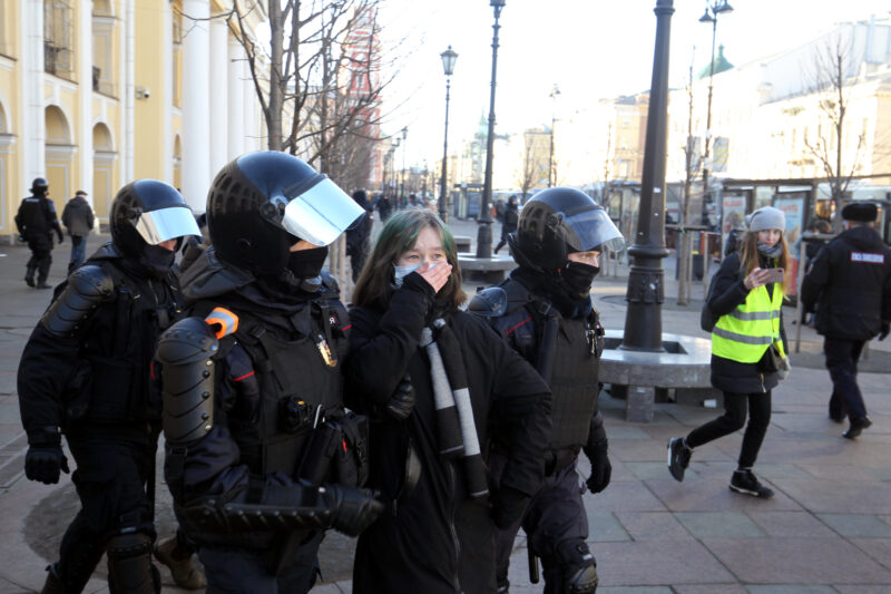 антивоенный митинг, акция протеста, конфликт на Украине, полиция, задержания