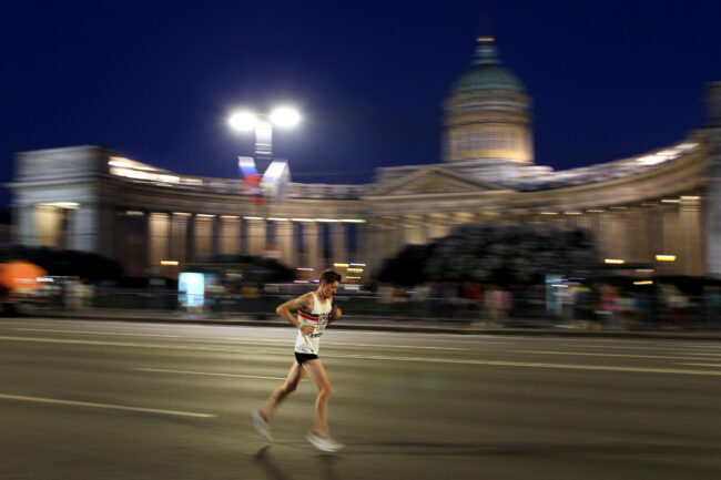марафон белые ночи, бег, лёгкая атлетика, спорт