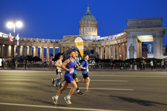 марафон белые ночи, бег, лёгкая атлетика, спорт