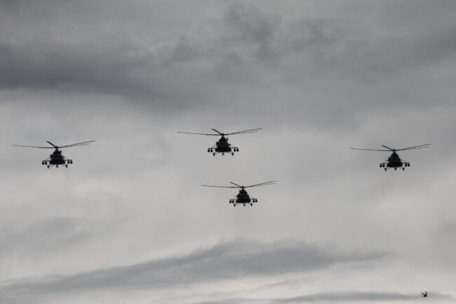 день ВМФ, вертолёты