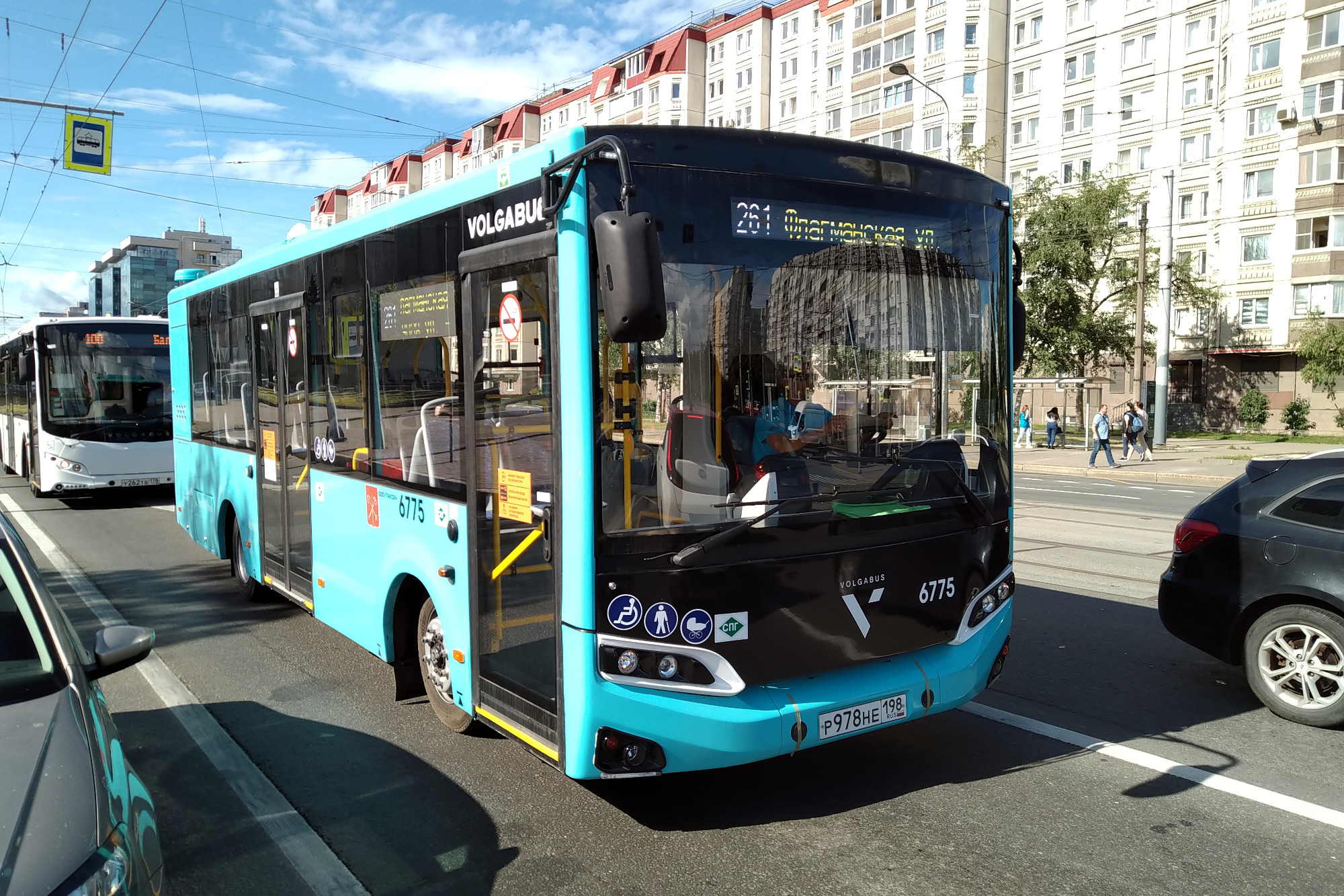 автобус 261, новые автобусы, транспортная реформа, общественный транспорт