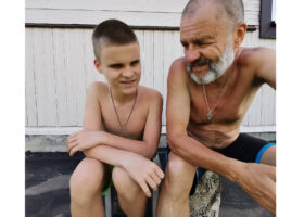 день отца, Андрей Чепакин с сыном