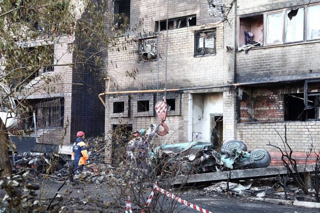 пожар в жилом доме, Ейск, крушение самолёта Су-34
