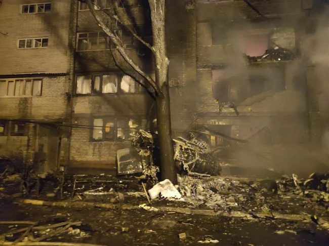 пожар в жилом доме, Ейск, крушение самолёта Су-34