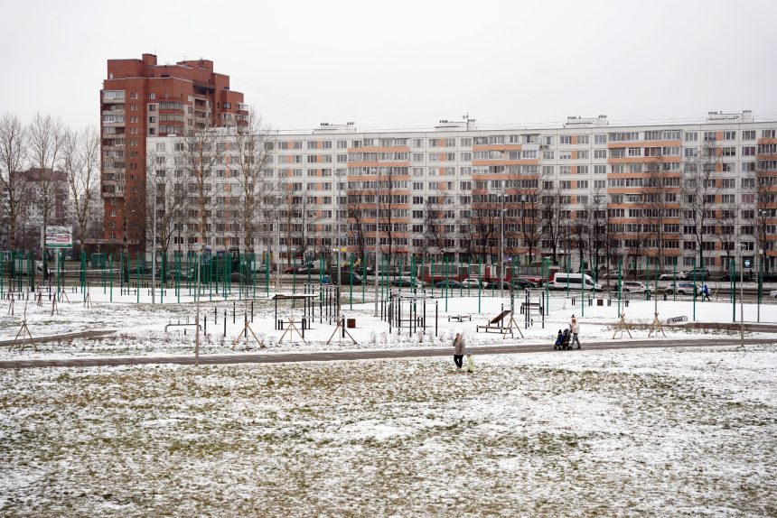 парк Героев-Пожарных, благоустройство, снег, зима