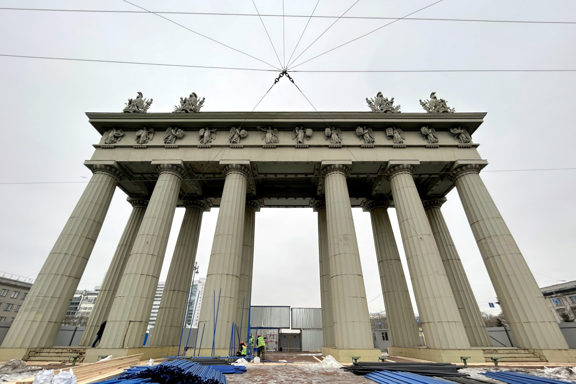 реставрация Московских триумфальных ворот