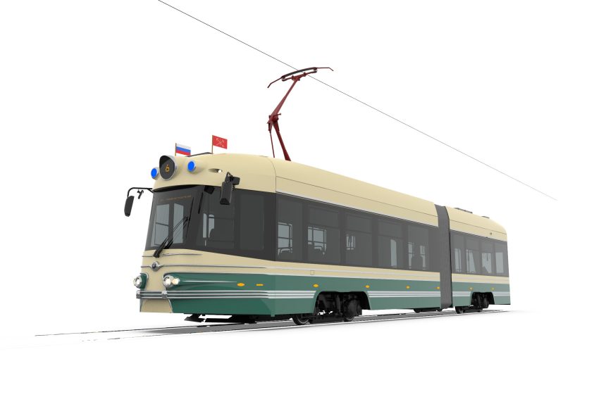 Петербургу добавят 22 трамвайных вагона в ретро-стиле