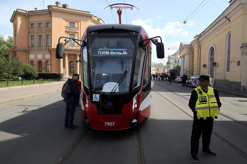 праздник SpbTransportFest, трамвай витязь