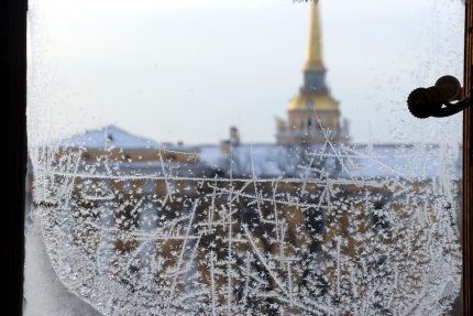 морозные узоры, зима, холод, Адмиралтейство